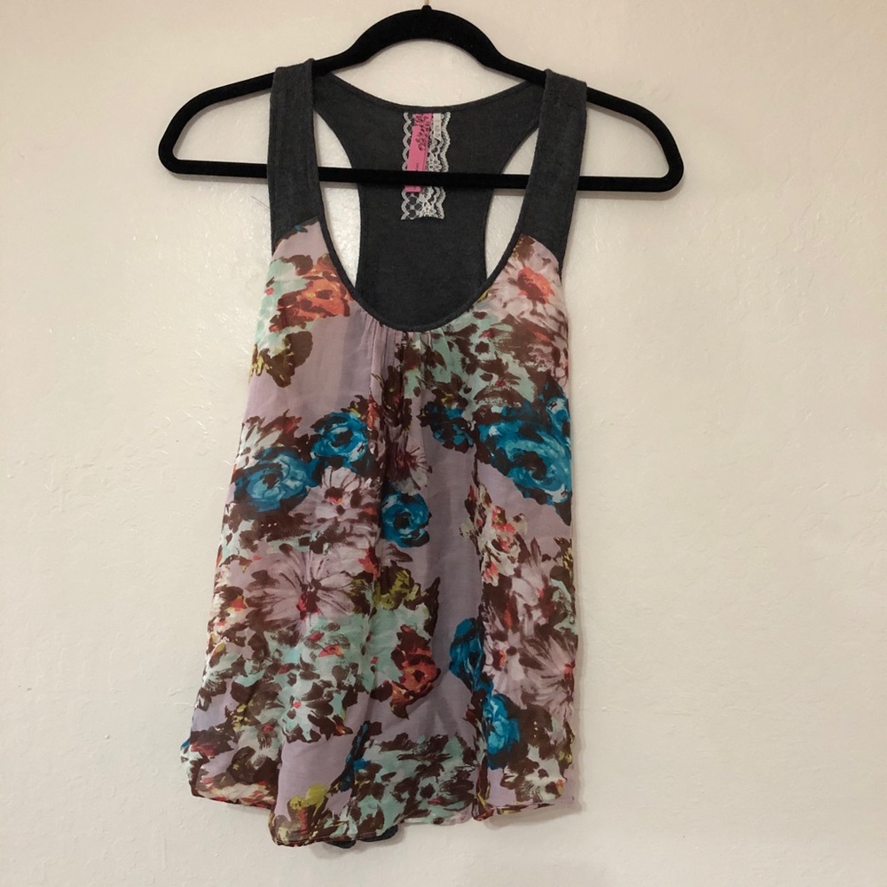 Flowered print Cinnamon Girl top